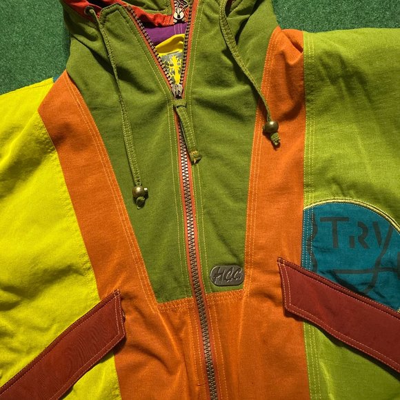 Vintage Womens Henri Charles Colsenet Nature Liberty Geneva Ski Jacket 42 - Picture 2 of 6